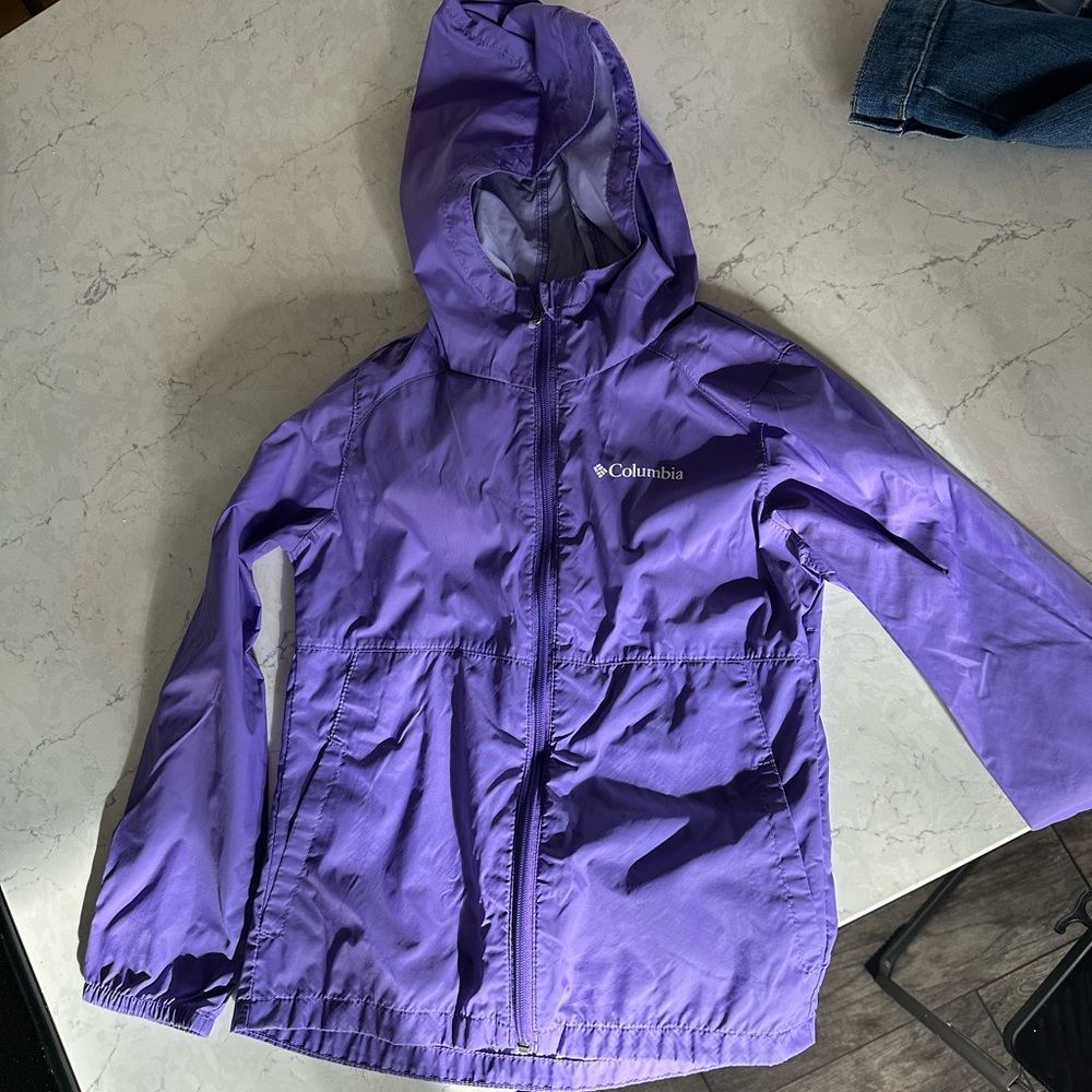 Girls Columbia Rain Jacket